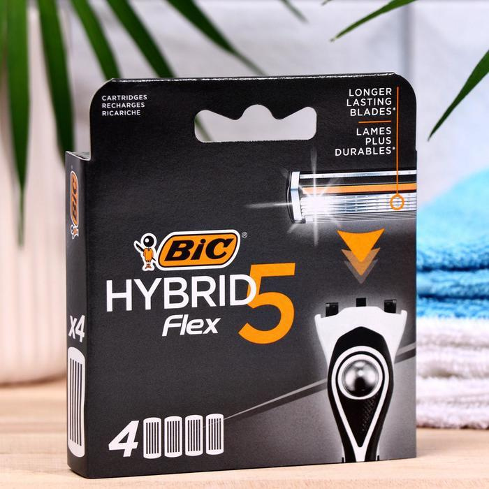 Bic Кассеты для бриться Flex 5 Hybrid, 4 шт. #1