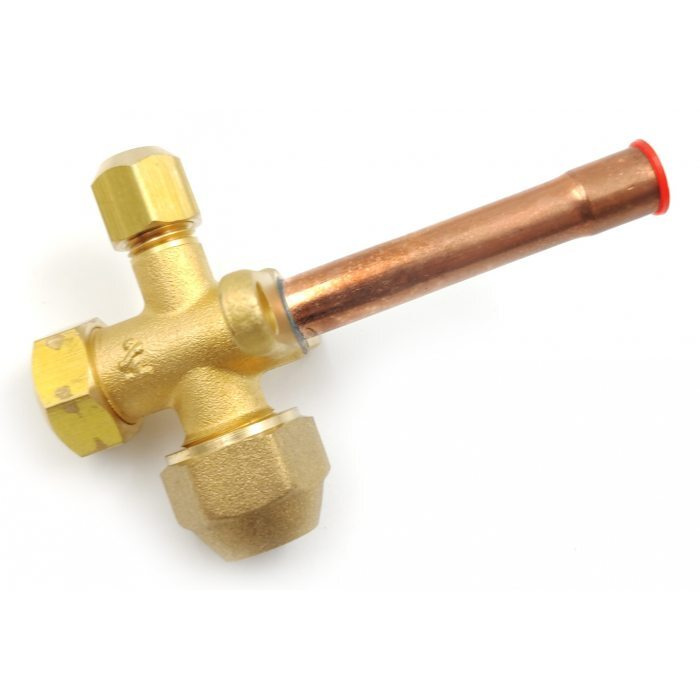 Заправочный вентиль сервисный кран сплит системы 3/8 - купить с ...