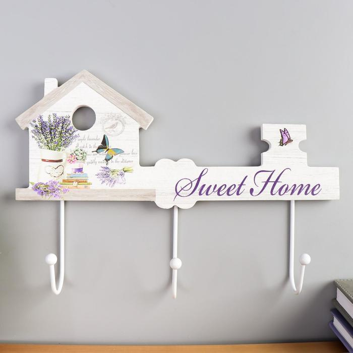 Ключница настенная с 3 крюч., 1 шт - купить с доставкой по выгодным ...