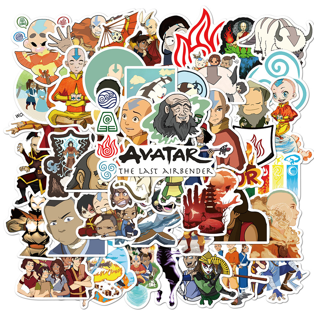 Наклейки Аватар:Легенда об Аанге / Avatar The Last Airbender водостойкие  50шт (3-6см) - купить с доставкой по выгодным ценам в интернет-магазине  OZON (320548728)