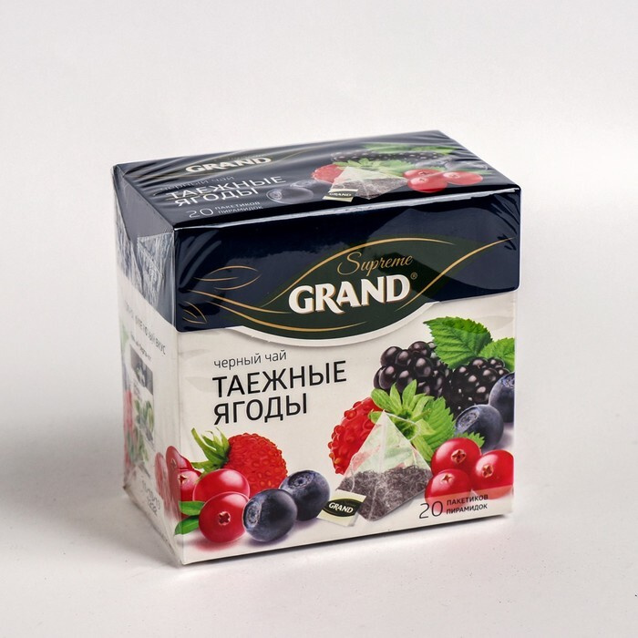 Чай черный Grand Supreme таежные ягоды 20п*1,8г #1