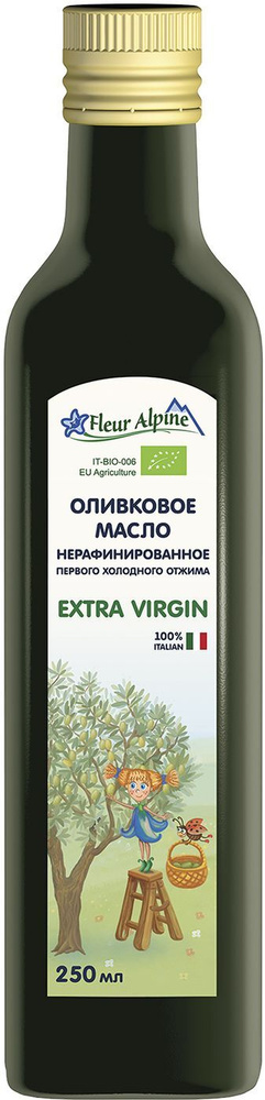 Оливковое масло Fleur Alpine первого холодного отжима Extra Virgin, для всей семьи, 250 мл  #1