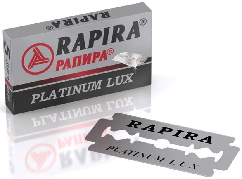 Лезвия двухсторонние Rapira "Platinum Lux", классические, для T ...