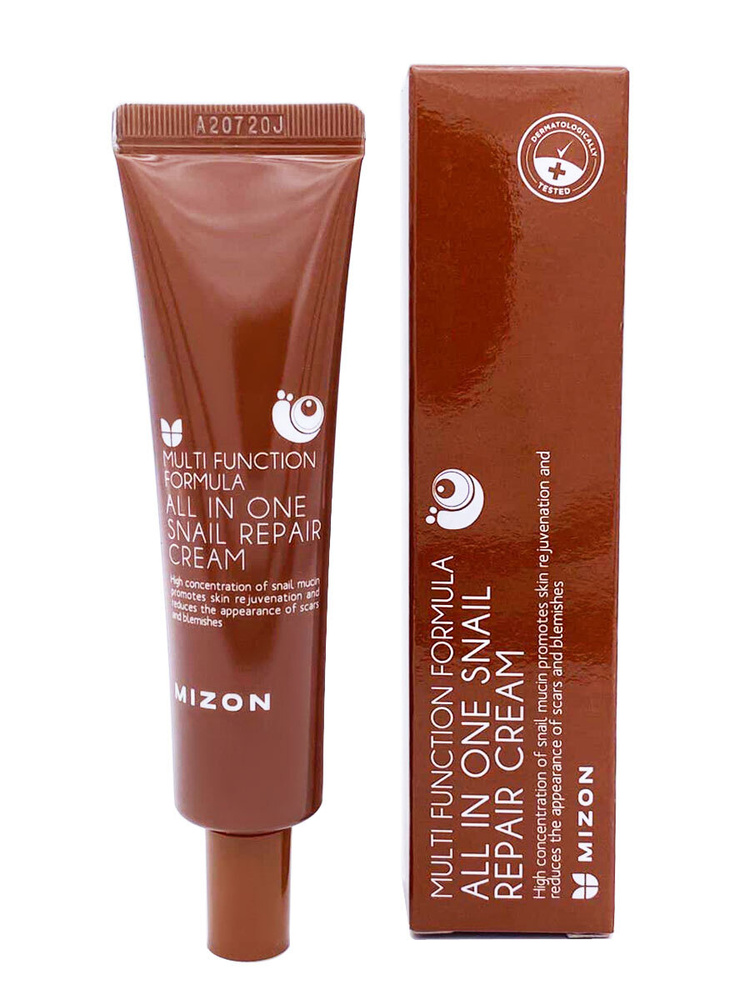 MIZON Крем для лица с муцином улитки All In One Snail Repair Cream, 35 мл #1