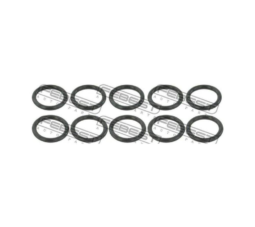 Кольцо уплотнительное форсунки впрыска топлива FEBEST RINGFL-023-PCS10 ...