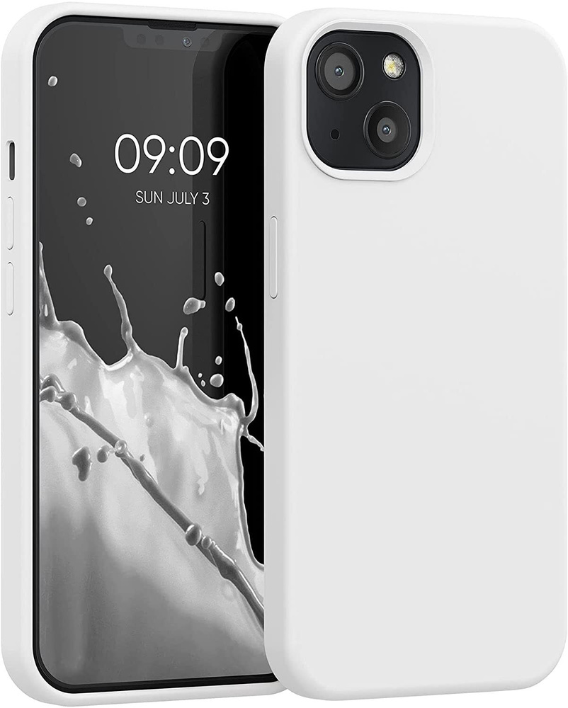 Силиконовый чехол на Айфон 13 с Логотипом / Silicone Case iPhone 13 ...