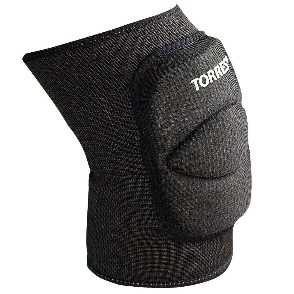Наколенники спортивные TORRES Classic прошитые с полиуретановым вкладышем, черные, размер XL #1