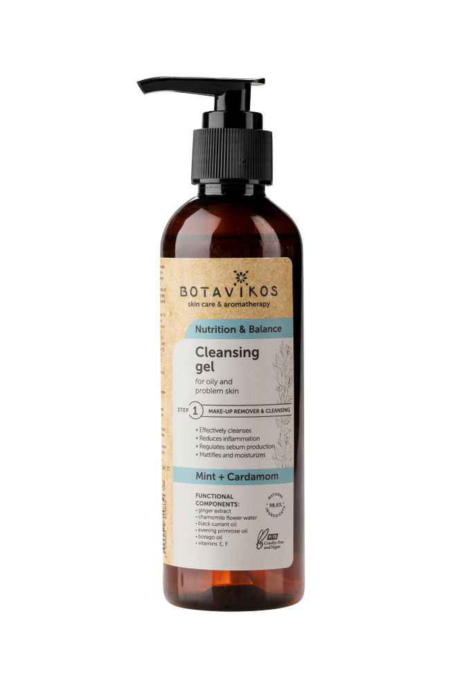 BOTAVIKOS Очищающий гель для лица и для жирной и проблемной кожи ...