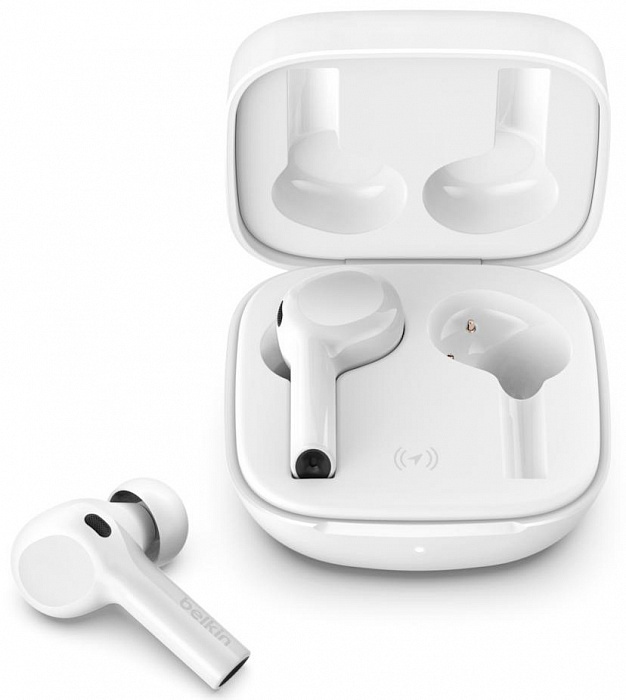 Belkin Наушники беспроводные с микрофоном, USB Type-C, белый #1