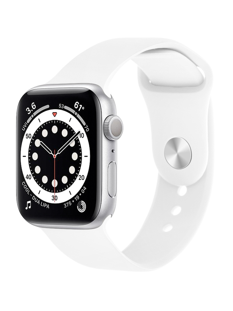 Силиконовый ремешок для Apple Watch 38 мм/40/41 mm, размер SM series 1 2 3 4 5 6 7 8 9/SE/SE 2022 (для #1