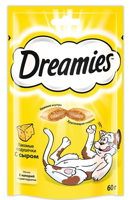 Dreamies лакомые подушечки с сыром, 60 г #1