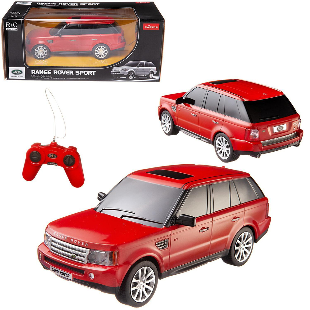 Машина р/у 1:24 Range Rover Sport, 20см, красный 27MHZ - купить с доставкой  по выгодным ценам в интернет-магазине OZON (859169813)