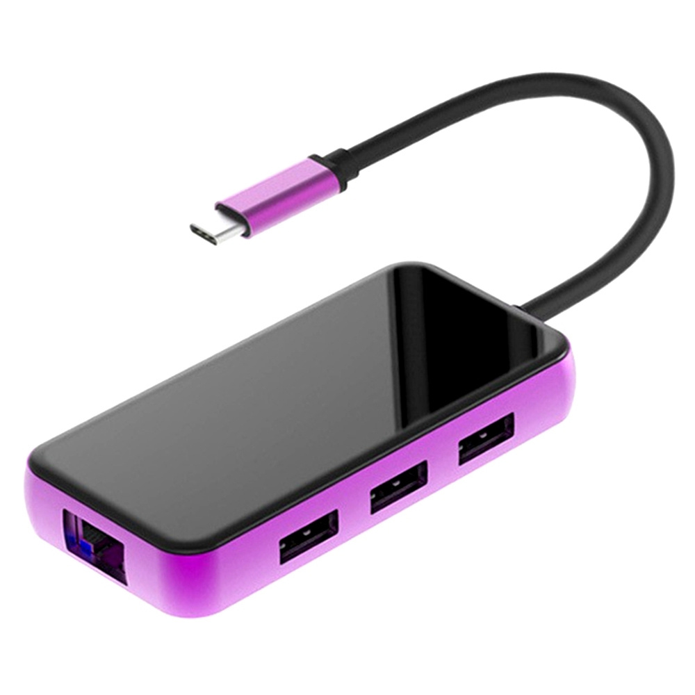 Концентратор 4 в 1 Док станция Type C Порт Gigabit Ethernet ...