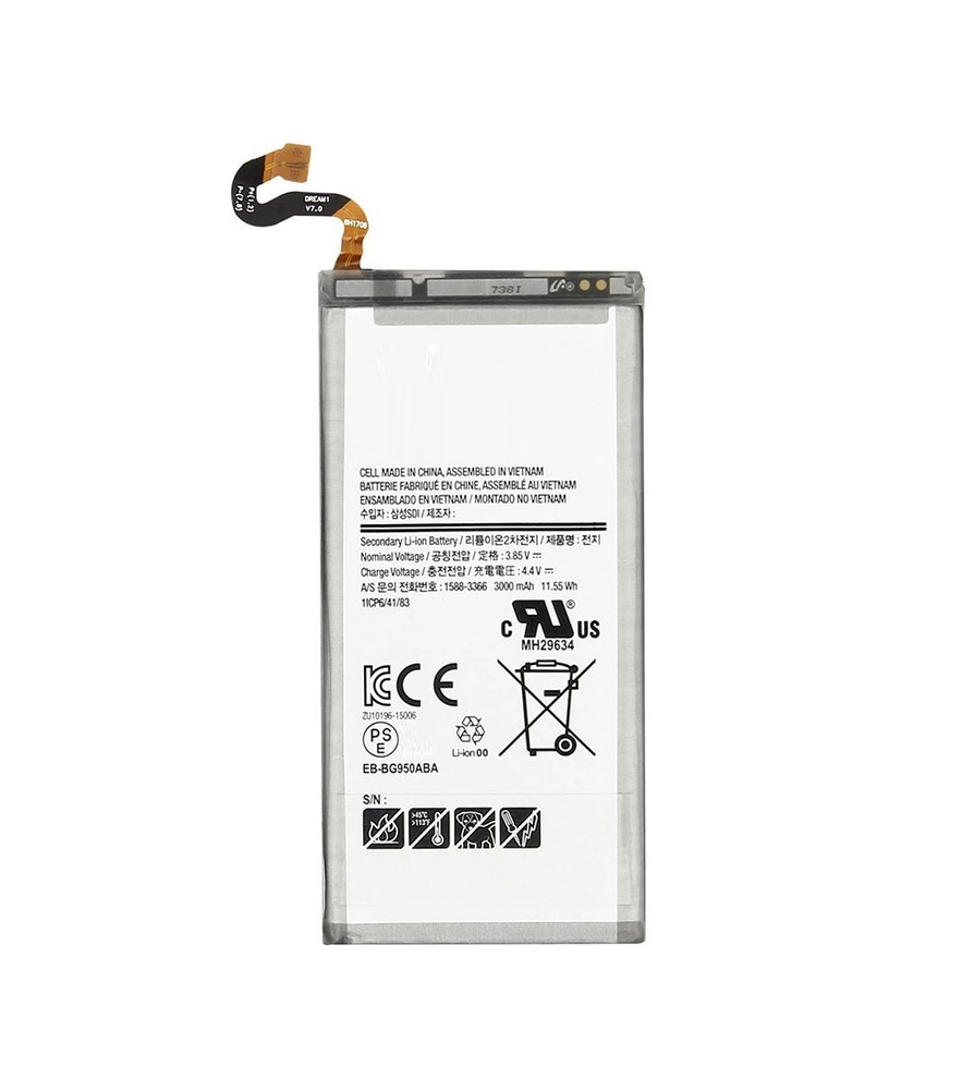 Аккумулятор для S8 (SM-G950F / G950F / G950FD / G950) EB-BG950ABE 3000 mAh Новый #1