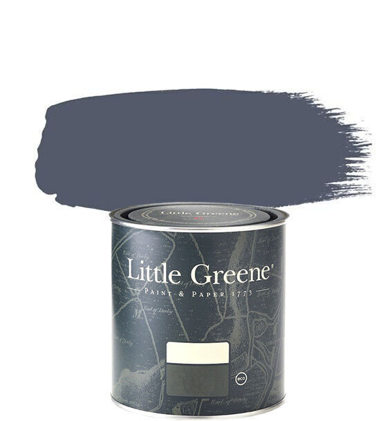 Little Greene Краска Быстросохнущая, Глубокоматовое покрытие, 0.25 л, синий  #1