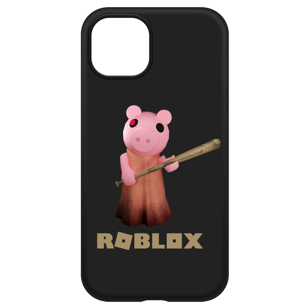 Чехол-накладка Krutoff Soft Case Roblox-Пигги для Apple iPhone 13 черный -  купить с доставкой по выгодным ценам в интернет-магазине OZON (465373385)