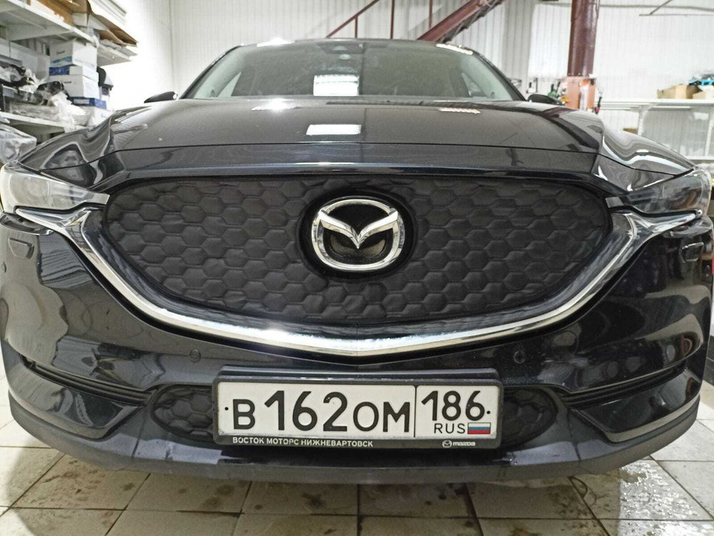 Установка омывателя камеры заднего или переднего вида Mazda CX-5