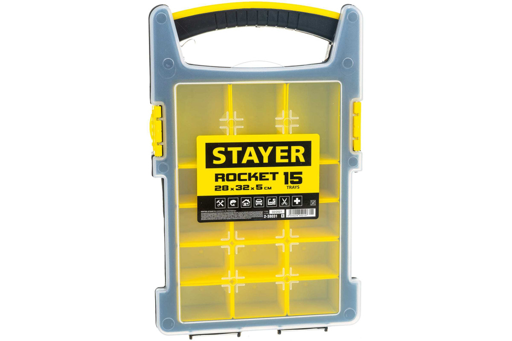 Пластиковый органайзер Stayer ROCKET-15 2-38031_z01 #1