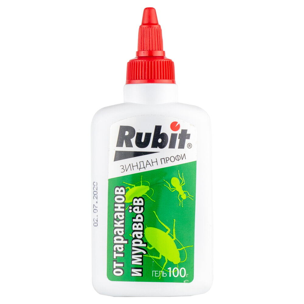 Rubit (Рубит) Зиндан Профи гель от тараканов и муравьев (туба), 100 г ...