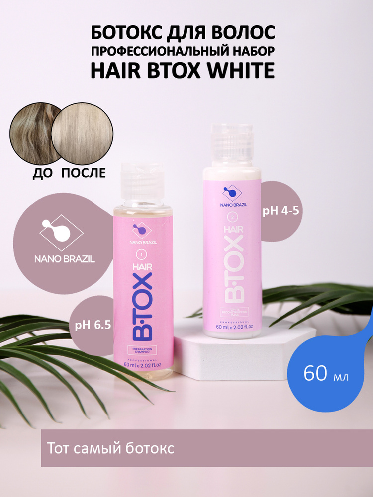 NANO BRAZIL Косметический набор для волос, 120 мл - купить с доставкой ...
