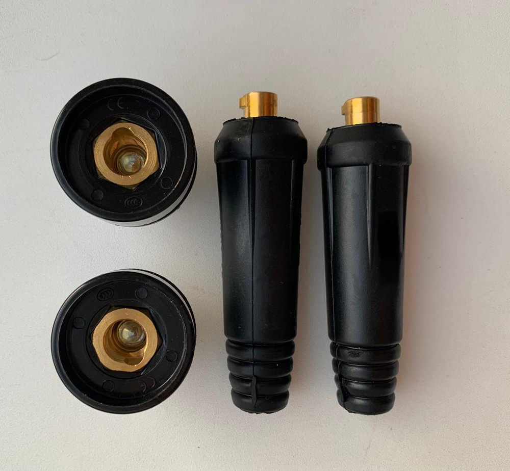 Кабельная вилка+панельная розетка для сварочного аппарата (СКР вставка ...