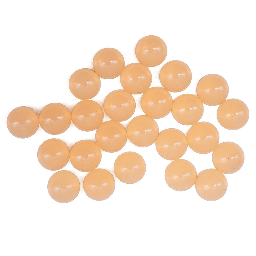 Полубусины пластиковые, желейные, полупрозрачные, 8 мм, 25 шт/упак ...