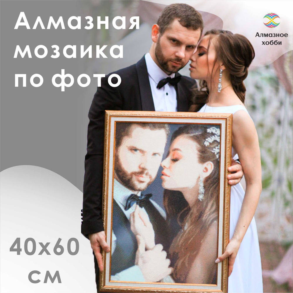 Алмазная мозаика по фото Картина стразами 40х60 полное заполнение  #1