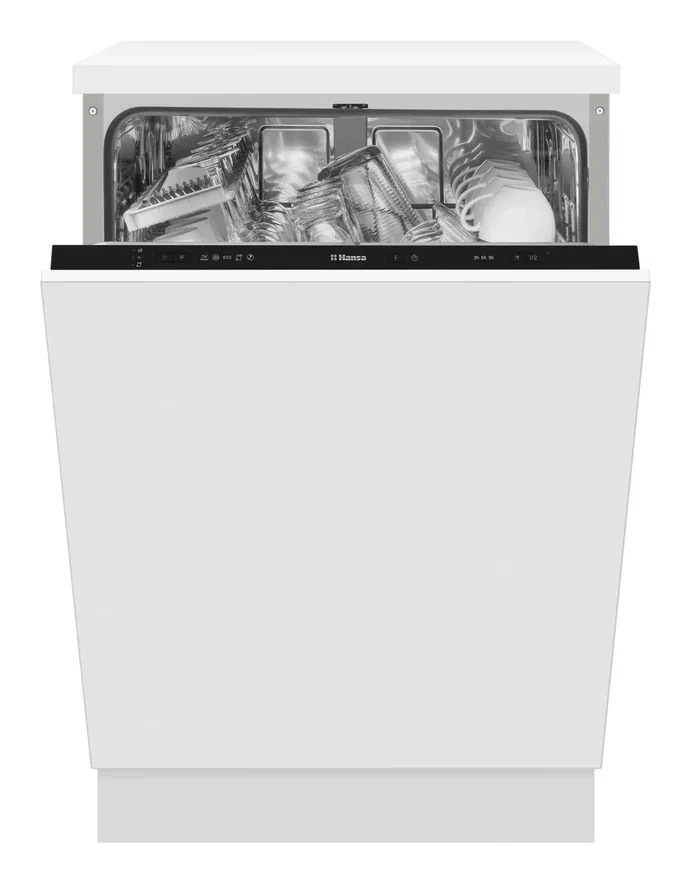 Встраиваемая посудомоечная машина Hansa ZIM655Q, 60 см, с защитой от протечек, 5 программ, 2 корзины, #1