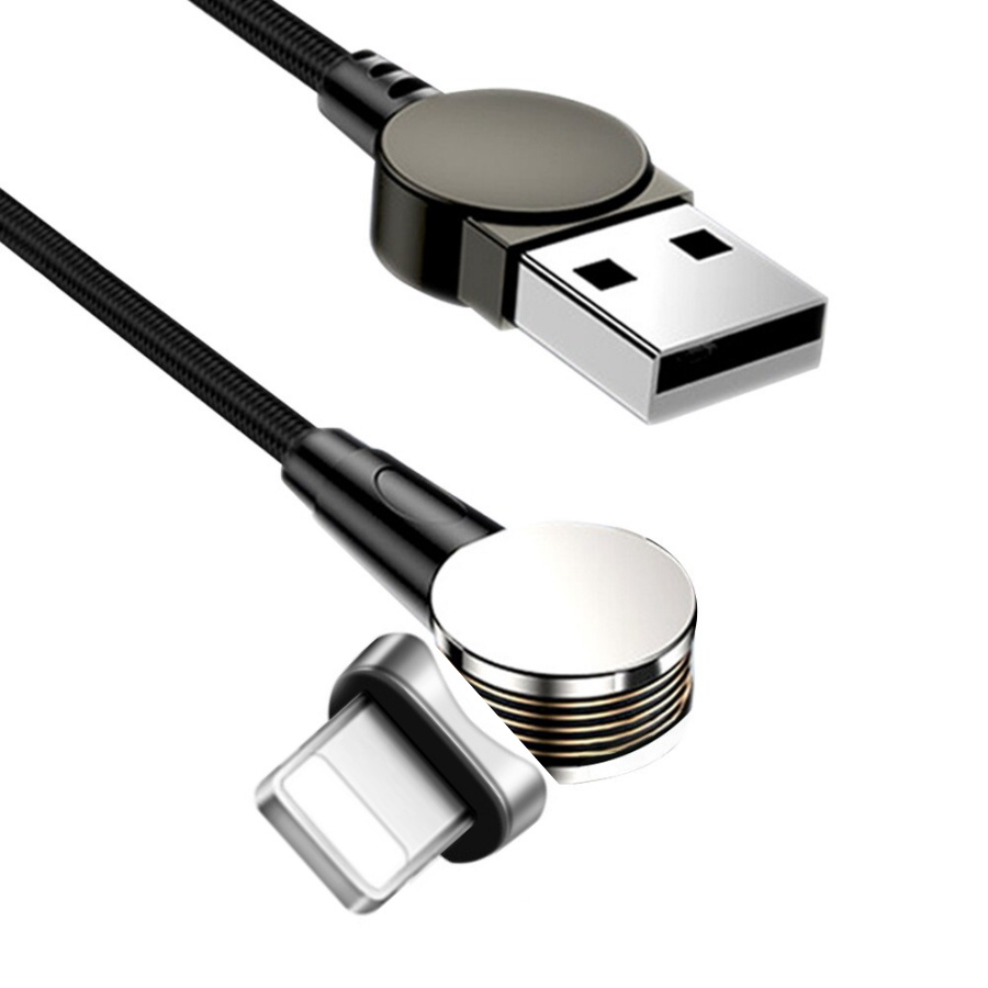 Кабель USB 2.0, Apple Lightning DIXIS Rotating Magnetic Charging Cable USB  - Lightning 2 метра - купить по низкой цене в интернет-магазине OZON  (573784097)