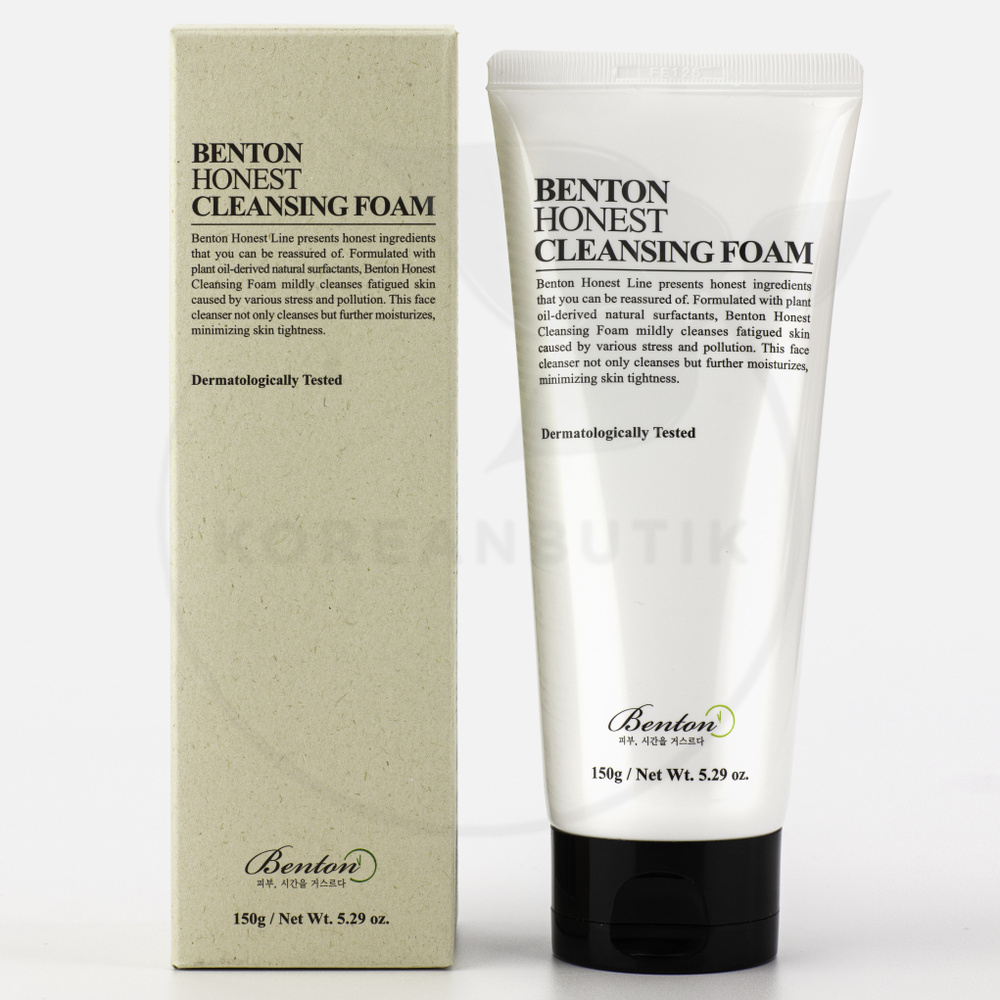 Нежная очищающая пенка для умывания BENTON 150 г (Honest Cleansing Foam ...