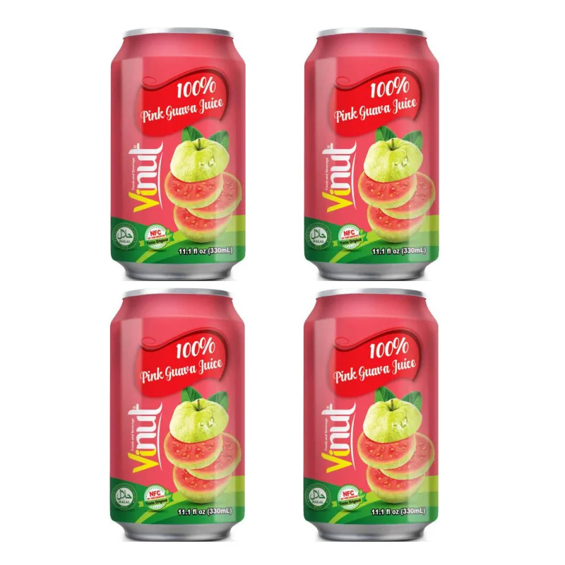 Сок Розовой гуавы Vinut 100% (4 шт. по 330 мл), Вьетнам #1