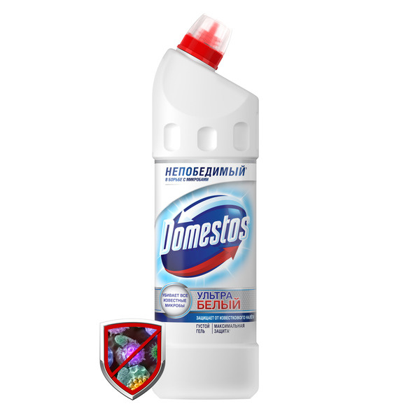 Чистящее средство для унитаза Domestos Ультра белый 1 л #1