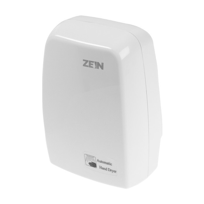 Сушилка для рук ZEIN HD227 White, 1 кВт, 170х100х260 мм, белая #1