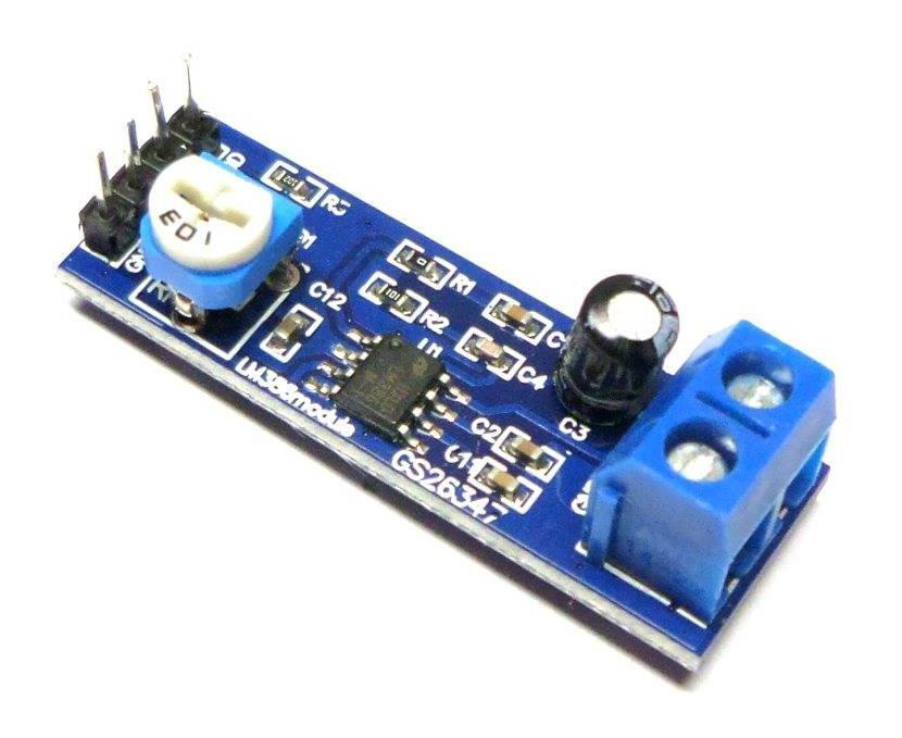 ЗЧ Предварительный усилитель на LM386 Вход 10ком - купить с доставкой ...