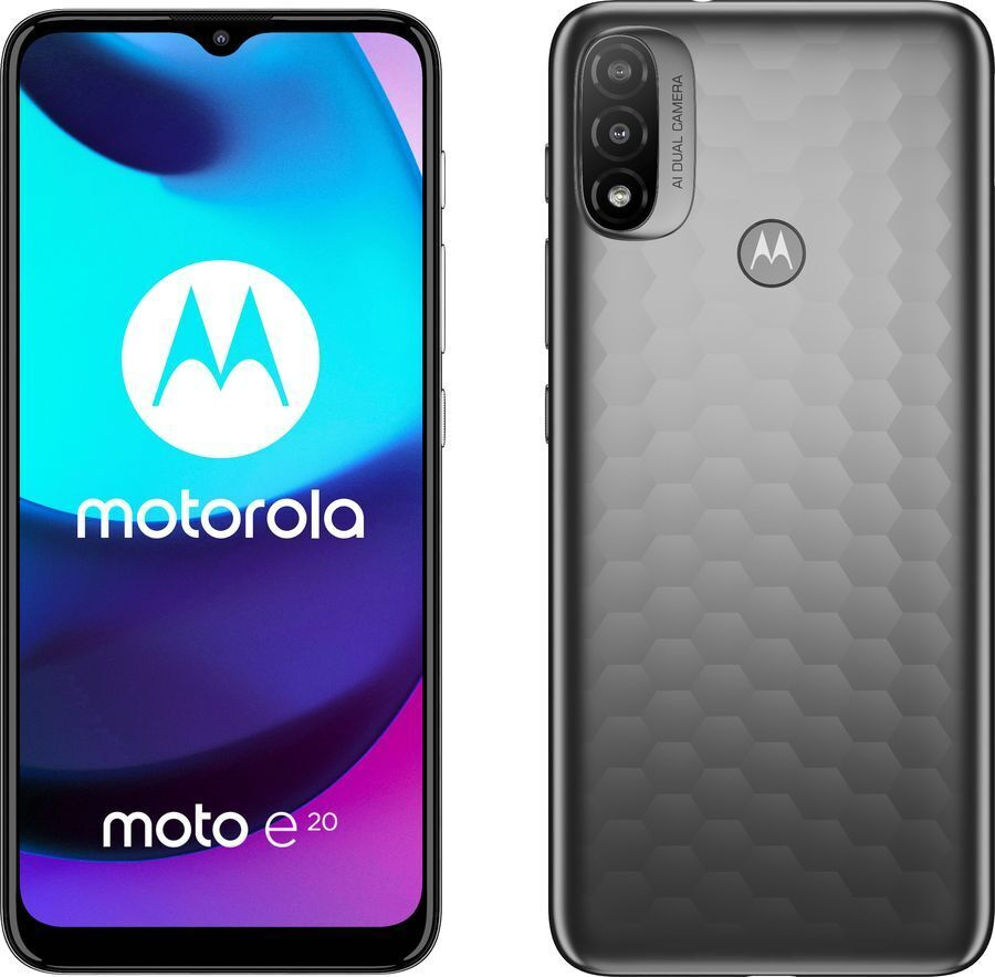 Motorola Смартфон Moto e20 (XT2155-8) 2/32 ГБ, серый #1