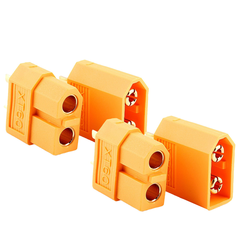 Разъём-коннектор XT60 (мама+папа), комплект - 2 штуки - купить с ...