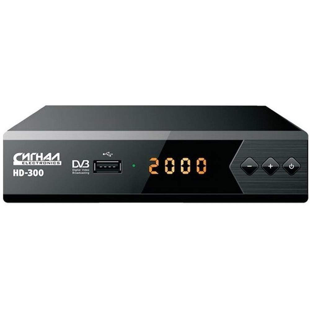 Ресивер Сигнал Эфир HD-300 черный DVB-T2 #1