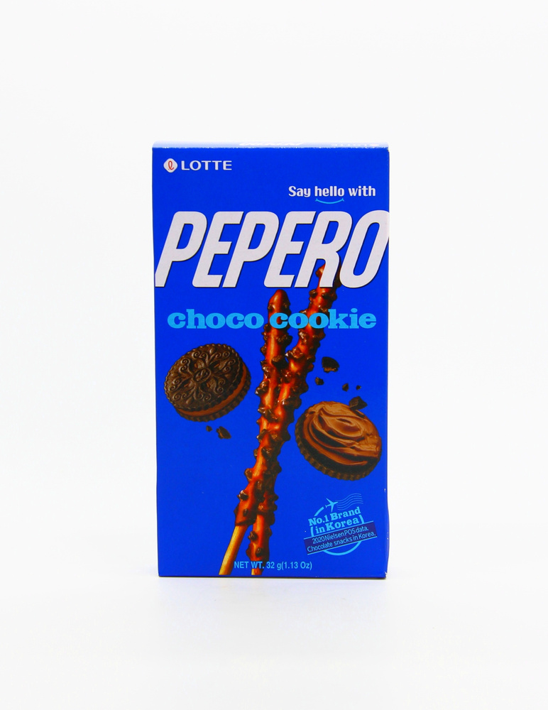 Печенье "Lotte" Pepero Сhoco Cookie соломка в шоколадной глазури 32гр  #1