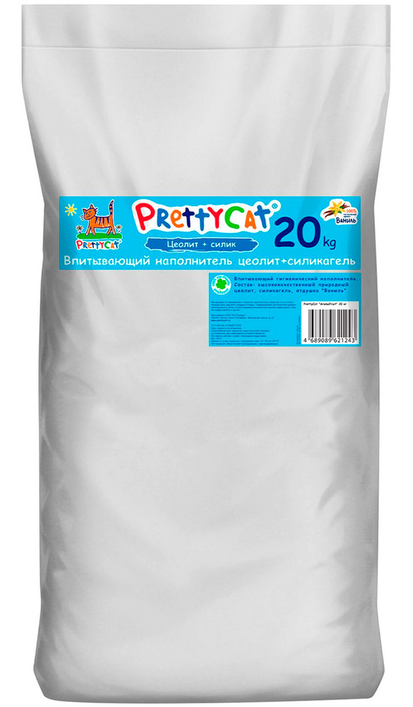 PrettyCat Наполнитель Глиняный Впитывающий 20000г. - купить с доставкой ...