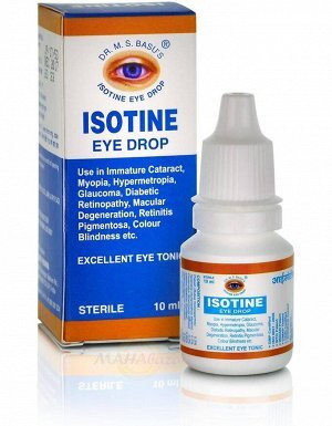 ISOTINE Айсотин аюрведические глазные капли / Jagat Pharma eye drop / 10 мл  #1