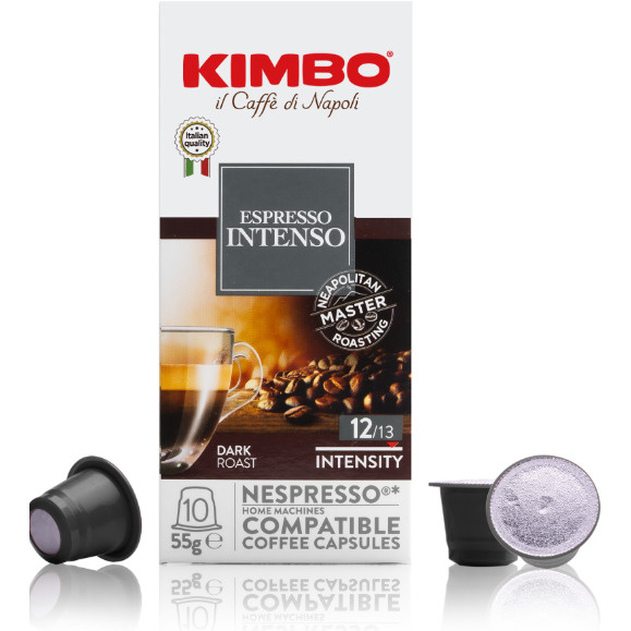 Кофе в капсулах Nespresso формат, Итальянский Kimbo Эспрессо Интенсивный, 10 капсул по 5,5г  #1