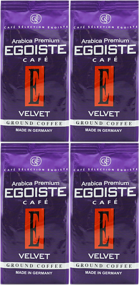Кофе Egoiste Velvet Ground Pack молотый 200 г, комплект: 4 упаковки по 200 г  #1