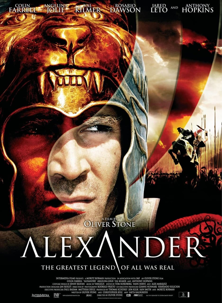 плакат, постер Александр (Alexander, 2004г) на холсте, размер 21х30см  #1