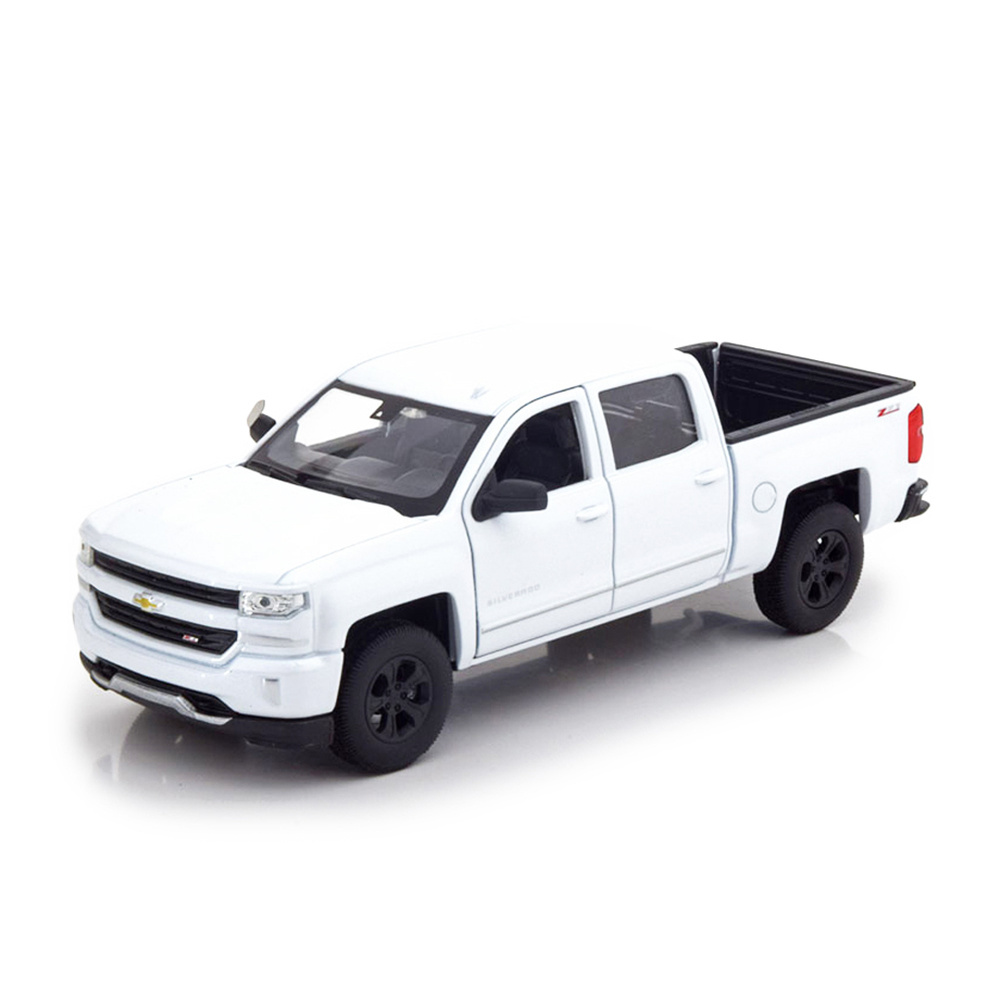 Модель машины 1:38 Chevrolet Silverado Welly белый 43750 - купить с  доставкой по выгодным ценам в интернет-магазине OZON (965882312)