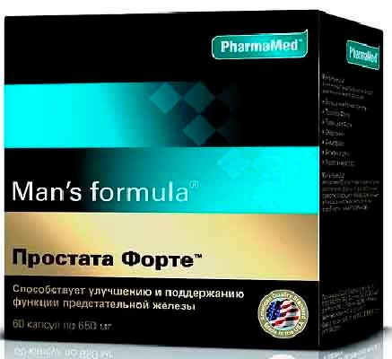 Менс-Формула Простата форте, капсулы по 650 мг, 60 шт. - купить с ...