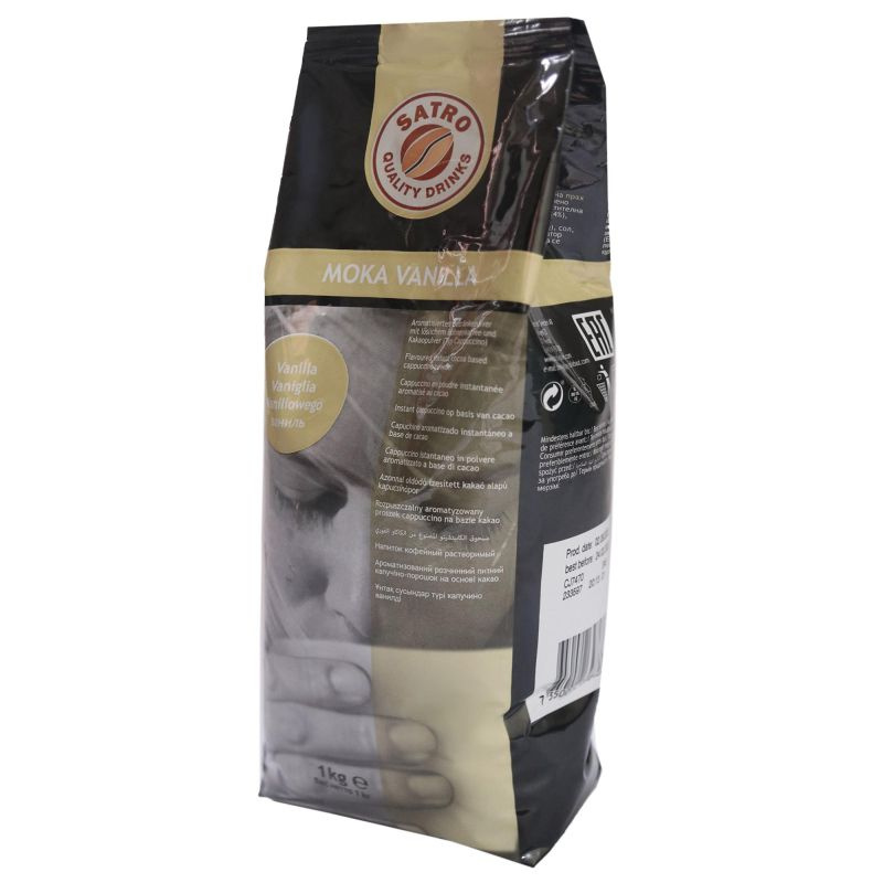 Кофе Satro Quality Drinks Moka Vanilla напиток кофейный, растворимый, 1 килограмм  #1