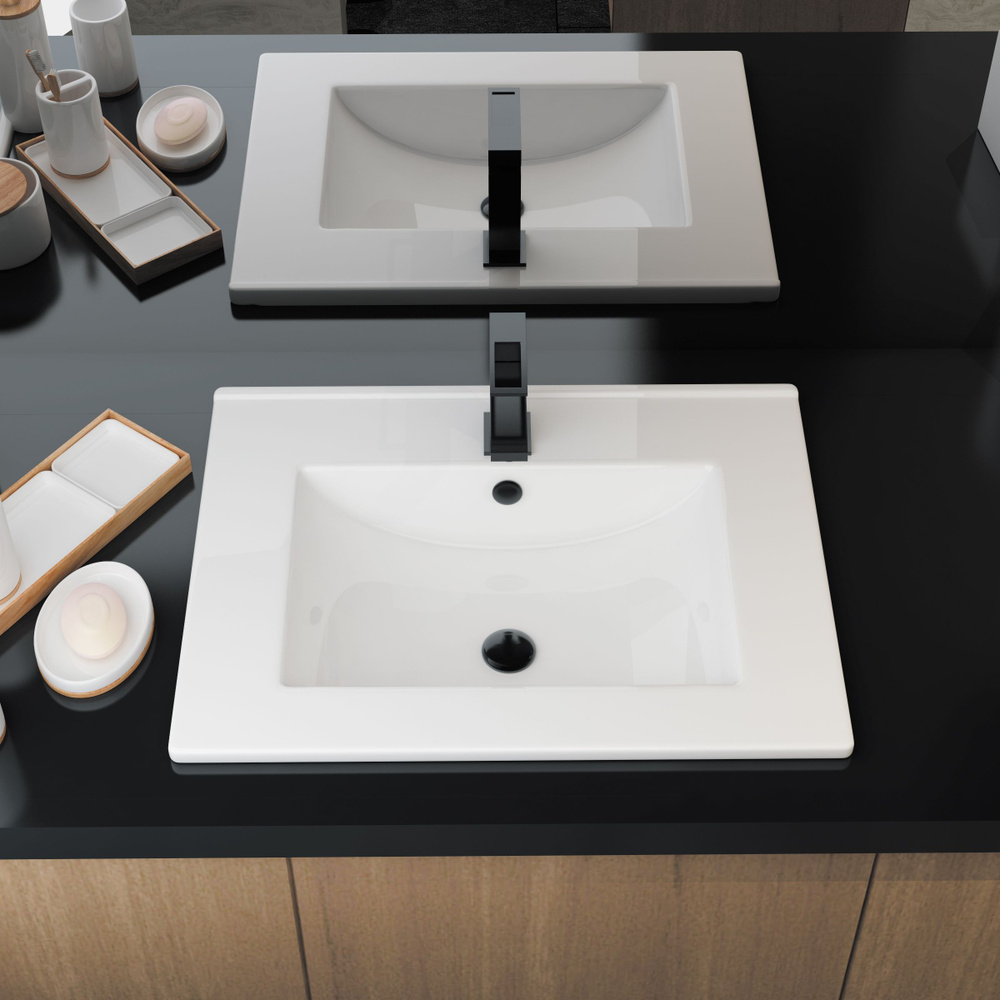 Раковина Sanita luxe Sanita Luхe Quadrox60.9 см, белый купить по ...