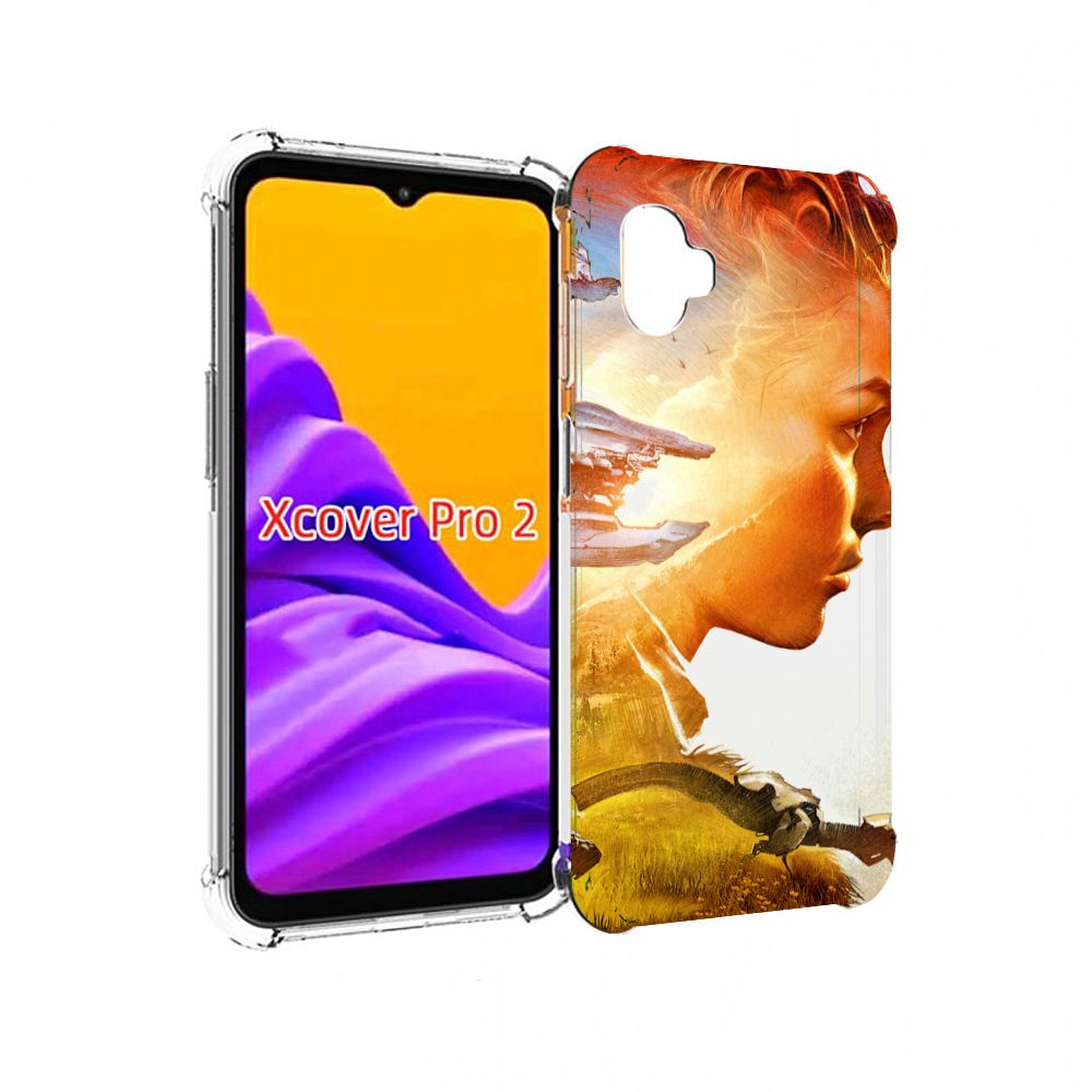 Чехол-бампер MyPads для Samsung Galaxy Xcover Pro 2 с рисунком Horizon Zero  Dawn art, противоударный, силиконовый, с выступами и усиленными углами для  защиты камеры - купить с доставкой по выгодным ценам в