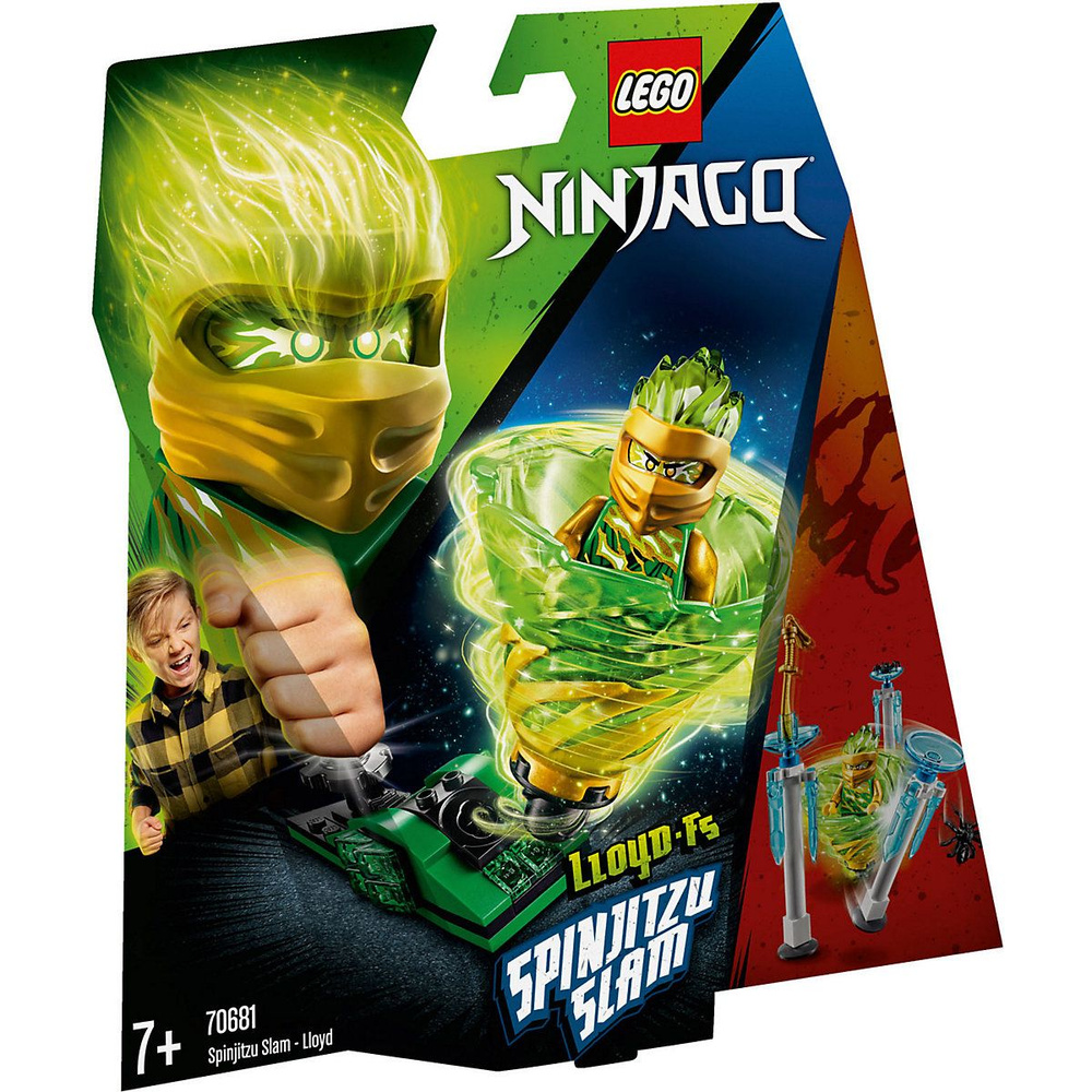 LEGO Ninjago 70681 Spinjitzu Slam Lloyd Конструктор LEGO Ninjago Битва  Кружитцу, Ллойд - купить с доставкой по выгодным ценам в интернет-магазине  OZON (1164785197)