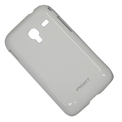 Чехол для Samsung S7500 (Galaxy Ace Plus) задняя крышка пластиковый Pisen <белый> #1